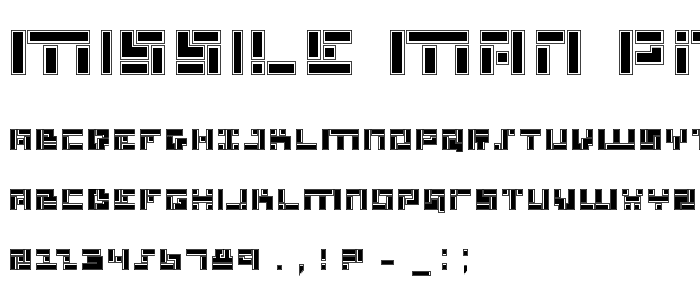 Missile Man Pro font