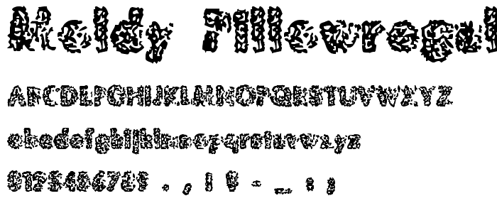 Moldy PillowRegular font