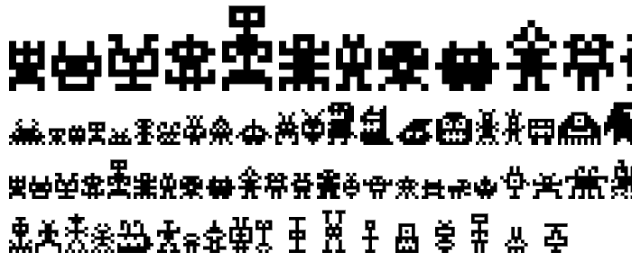 MonstaPix Regular font