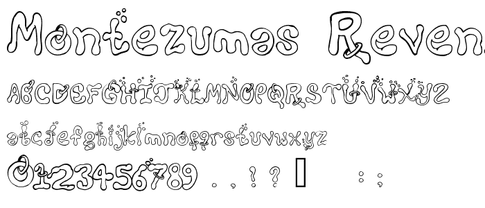 Montezumas Revenge font