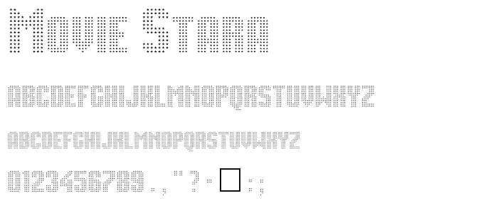 Movie StarA font
