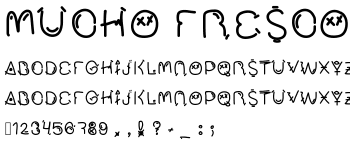 Mucho Fresco font