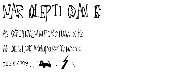 Narcoleptic Dance font