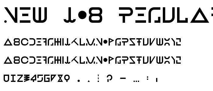 New Job Regular font