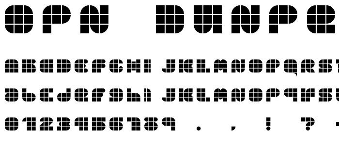 OPN DunPeel Heat font