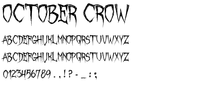 October Crow police