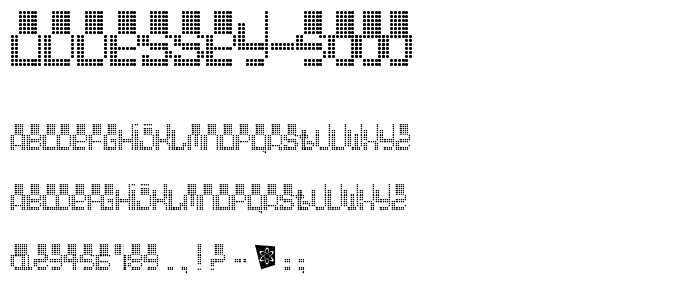 Oddessey 5000 font