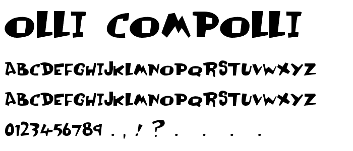 Olli Compolli font