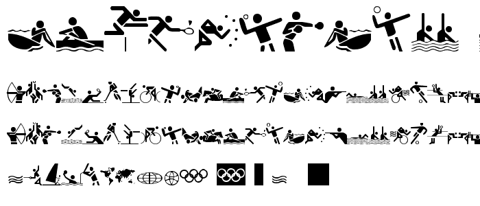 Olympicons Regular font