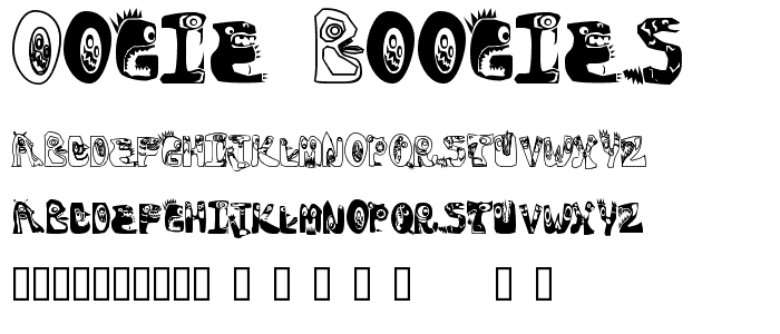 Oogie Boogies font