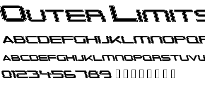 Outer Limits Extended Italic police