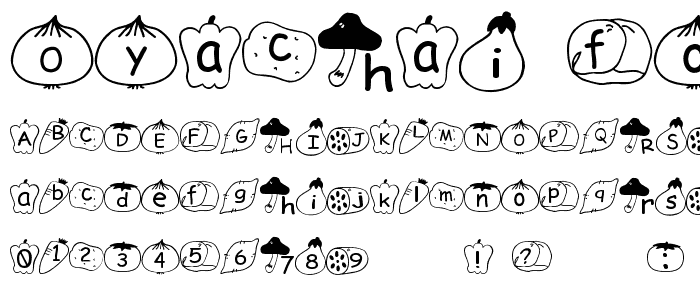 Oyachai Font police