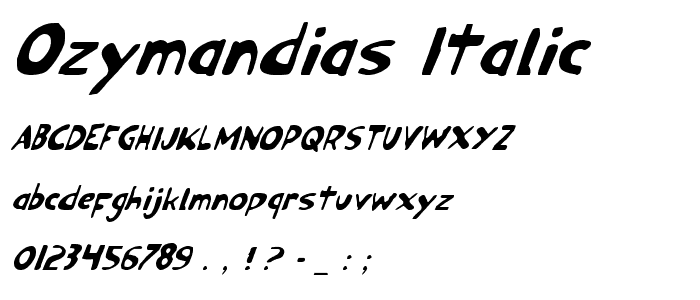 Ozymandias Italic police