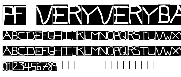 Pf_veryverybadfont7 Inverted police