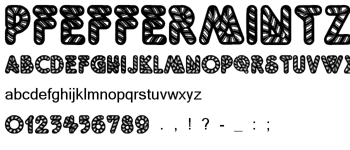 Pfeffermintz font