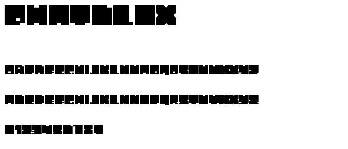 PhatBlox font