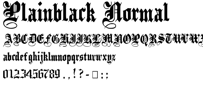 PlainBlack Normal police