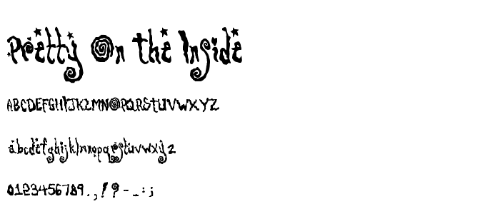 Pretty On The Inside font