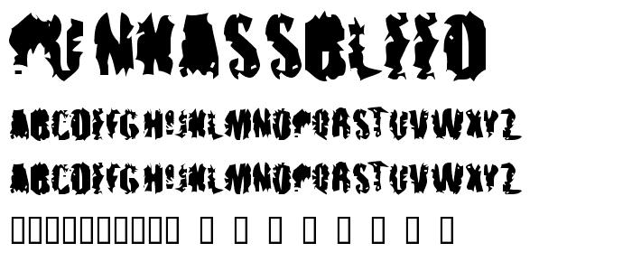 pUNKASSBLEED font