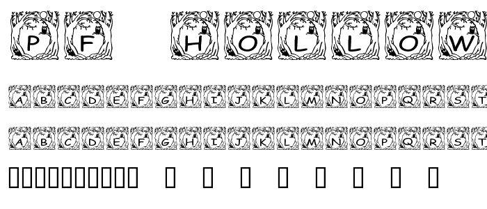 pf_holloween1 font