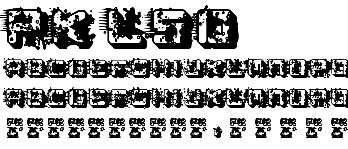 pk LSD font