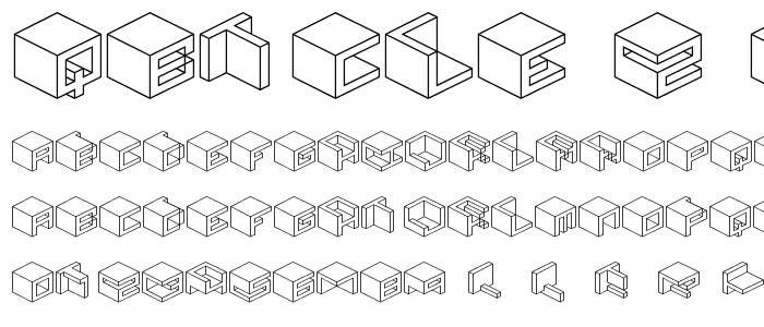 Qbicle 2 BRK font