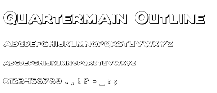 Quartermain Outline police