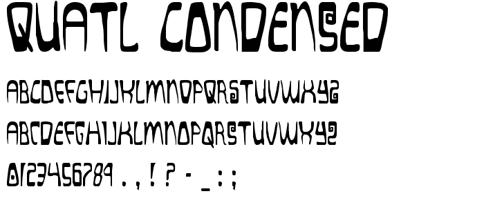 Quatl Condensed police