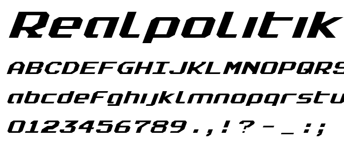 Realpolitik Expanded Italic police