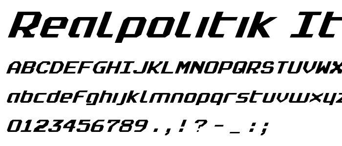 Realpolitik Italic police