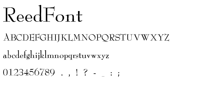 ReedFont police