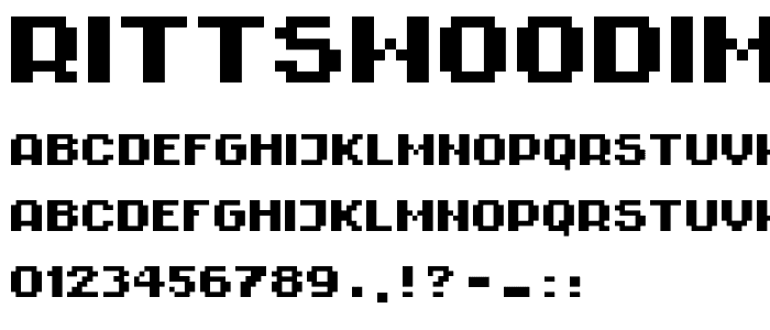 RittswoodImpresive Bold font