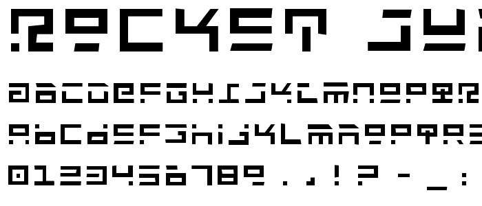 Rocket Junk font