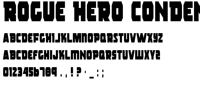 Rogue Hero Condensed police