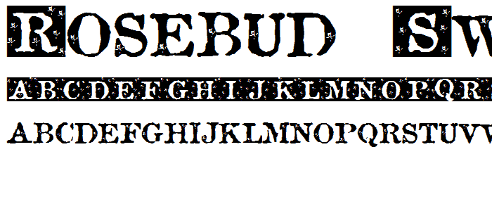 Rosebud Sweet font