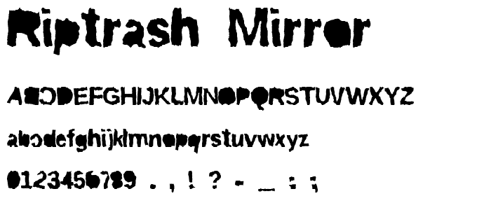 ripTRASH Mirror police