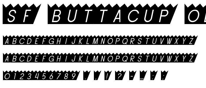 SF Buttacup Oblique police