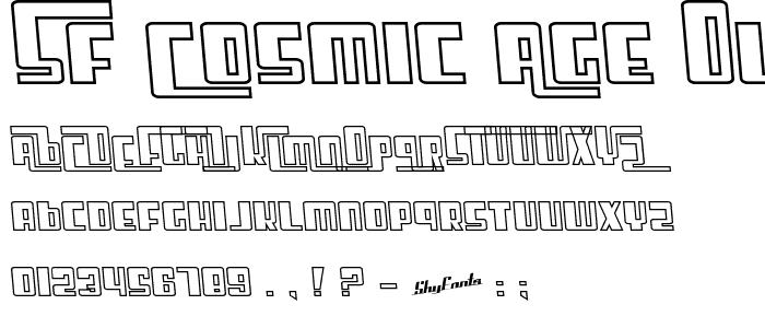 SF Cosmic Age Outine police