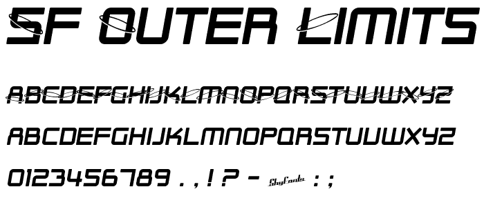 SF Outer Limits font