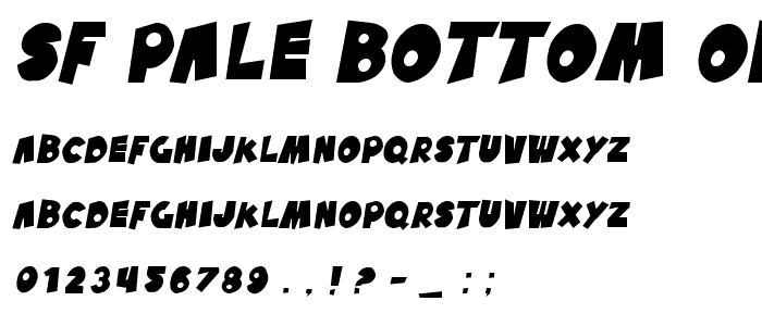 SF Pale Bottom Oblique police