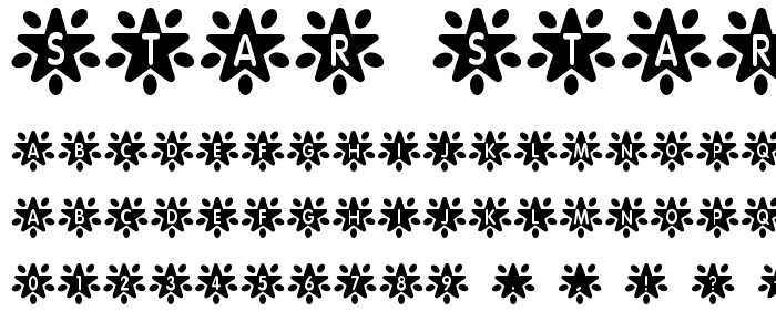 STAR+STAR (sRB) font