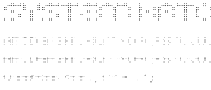 SYSTEM HATCH font