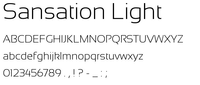 Sansation Light police