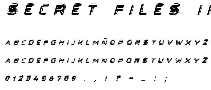 Secret Files II Italic police