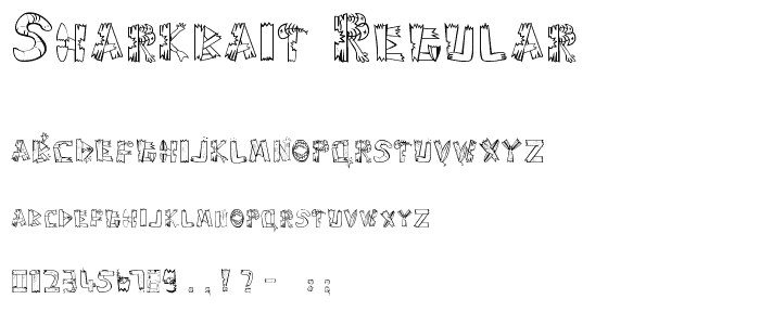 SharKbait Regular font