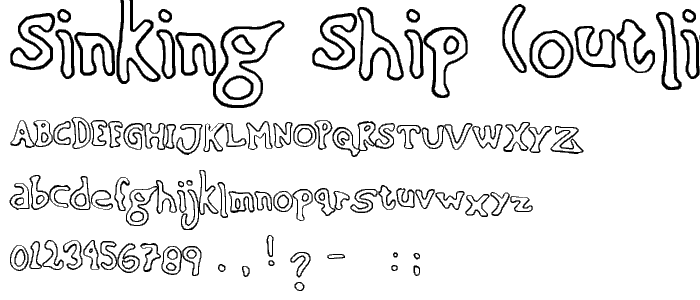 Sinking Ship (outline) police