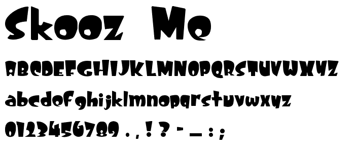 Skooz_ me font