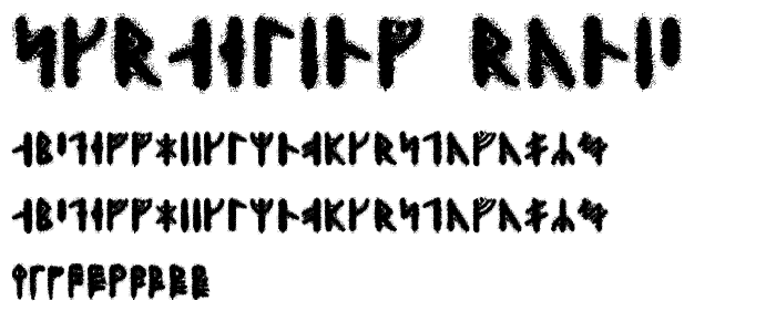 Skraeling Runic font