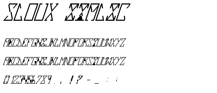 Sloux Italic police