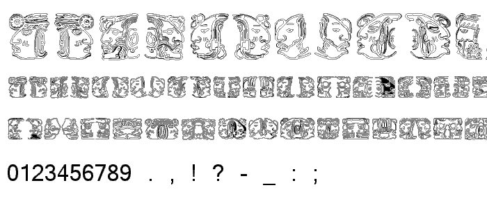 Spirit of Montezuma font